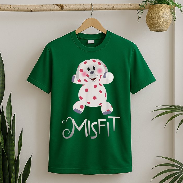 Mis Fit Spotted Elephant Ru Dolph Red Retro Nosed Christmas T-Shirt