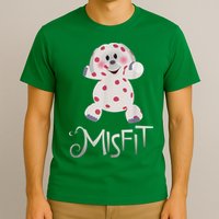 Mis Fit Spotted Elephant Ru Dolph Red Retro Nosed Christmas T-Shirt