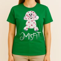 Mis Fit Spotted Elephant Ru Dolph Red Retro Nosed Christmas T-Shirt