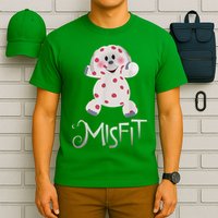 Mis Fit Spotted Elephant Ru Dolph Red Retro Nosed Christmas T-Shirt