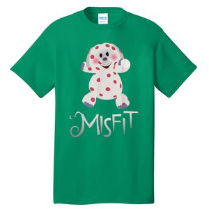 Mis Fit Spotted Elephant Ru Dolph Red Retro Nosed Christmas Tall T-Shirt