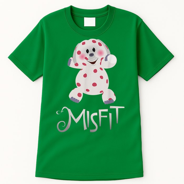 Mis Fit Spotted Elephant Ru Dolph Red Retro Nosed Christmas Tall T-Shirt