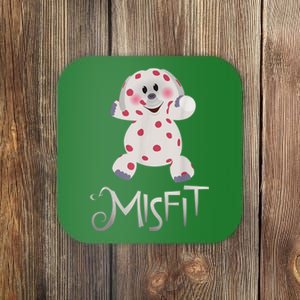 Mis Fit Spotted Elephant Ru Dolph Red Retro Nosed Christmas Coaster