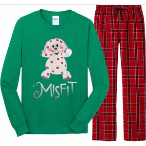 Mis Fit Spotted Elephant Ru Dolph Red Retro Nosed Christmas Long Sleeve Pajama Set