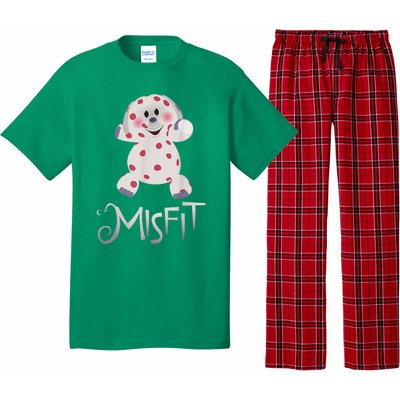 Mis Fit Spotted Elephant Ru Dolph Red Retro Nosed Christmas Pajama Set