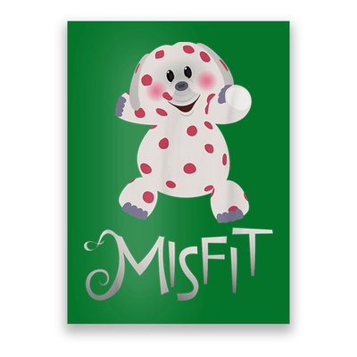 Mis Fit Spotted Elephant Ru Dolph Red Retro Nosed Christmas Poster
