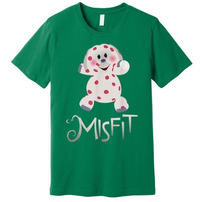 Mis Fit Spotted Elephant Ru Dolph Red Retro Nosed Christmas Premium T-Shirt