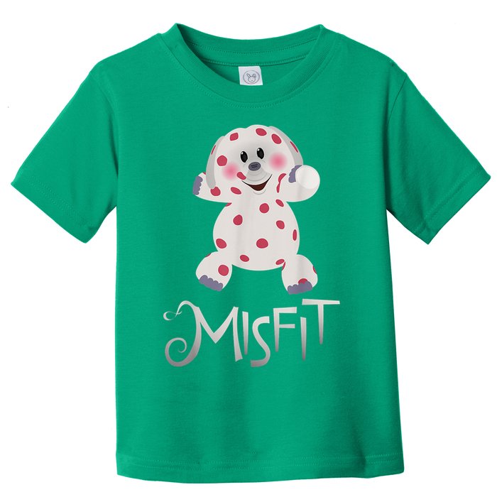 Mis Fit Spotted Elephant Ru Dolph Red Retro Nosed Christmas Toddler T-Shirt