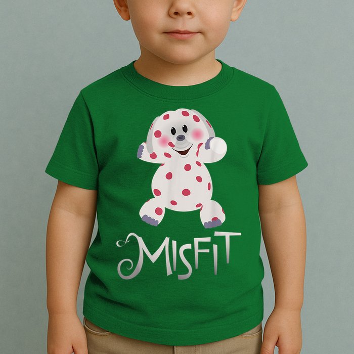 Mis Fit Spotted Elephant Ru Dolph Red Retro Nosed Christmas Toddler T-Shirt