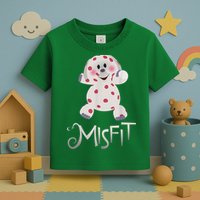 Mis Fit Spotted Elephant Ru Dolph Red Retro Nosed Christmas Toddler T-Shirt