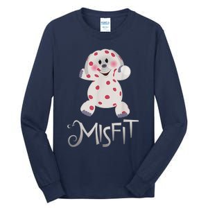 Mis Fit Spotted Elephant Ru Dolph Red Retro Nosed Christmas Tall Long Sleeve T-Shirt