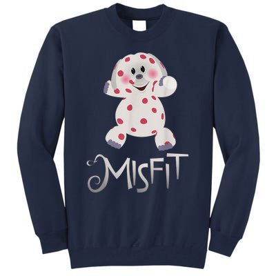 Mis Fit Spotted Elephant Ru Dolph Red Retro Nosed Christmas Tall Sweatshirt