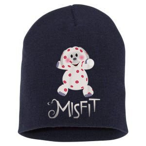 Mis Fit Spotted Elephant Ru Dolph Red Retro Nosed Christmas Short Acrylic Beanie