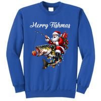 Merry Fishmas Santa Christmas Fisher Great Gift Sweatshirt