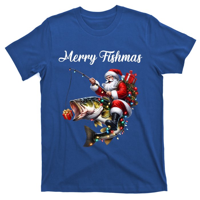 Merry Fishmas Santa Christmas Fisher Great Gift T-Shirt