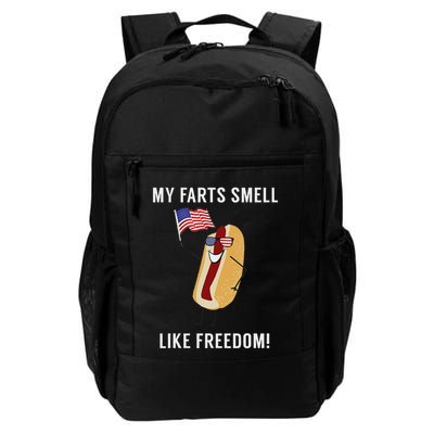 My Farts Smell Like Freedom Funny Patriotic Backpack