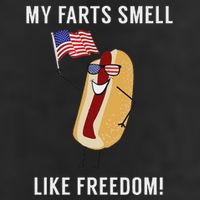 My Farts Smell Like Freedom Funny Patriotic Beanie