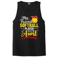 My Favorite Softball Player Calls Me Aunt Softball Auntie PosiCharge Competitor Tank