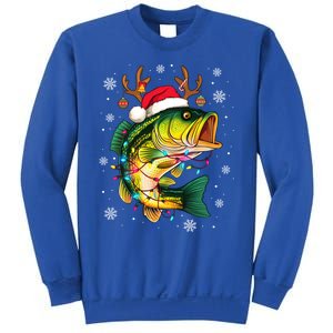 Merry Fishmas Santa Fishing Funny Fisher Lovers Christmas Meaningful Gift Sweatshirt