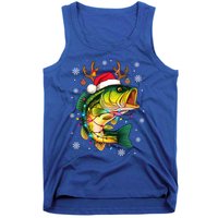 Merry Fishmas Santa Fishing Funny Fisher Lovers Christmas Meaningful Gift Tank Top