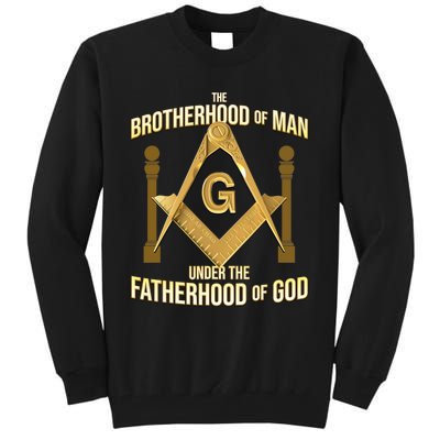 Masonic Fatherhood Square & Compass Freemason Tall Sweatshirt