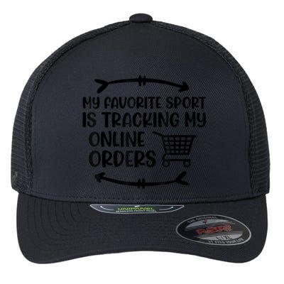 My Favorite Sport Is Tracking My Online Orders Flexfit Unipanel Trucker Cap