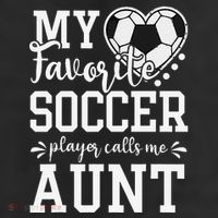 My Favorite Soccer Player Calls Me Aunt Soccer Lover Trucker Hat