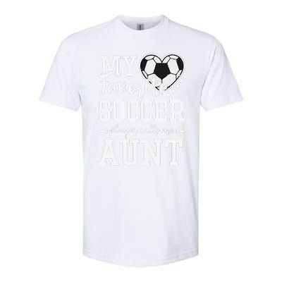 My Favorite Soccer Player Calls Me Aunt Soccer Lover Softstyle CVC T-Shirt