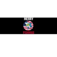 Merry Fishmas Shark America Christmas Bumper Sticker