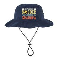 My Favorite Soccer Player Calls Me Grandpa Soccer Legacy Cool Fit Booney Bucket Hat