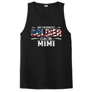 My Favorite Soldier Calls Me Mimi Gift Fathers Day Cool Gift PosiCharge Competitor Tank