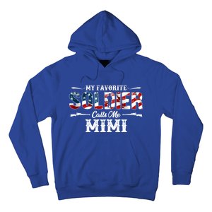 My Favorite Soldier Calls Me Mimi Gift Fathers Day Cool Gift Hoodie