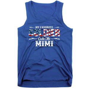 My Favorite Soldier Calls Me Mimi Gift Fathers Day Cool Gift Tank Top