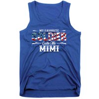 My Favorite Soldier Calls Me Mimi Gift Fathers Day Cool Gift Tank Top