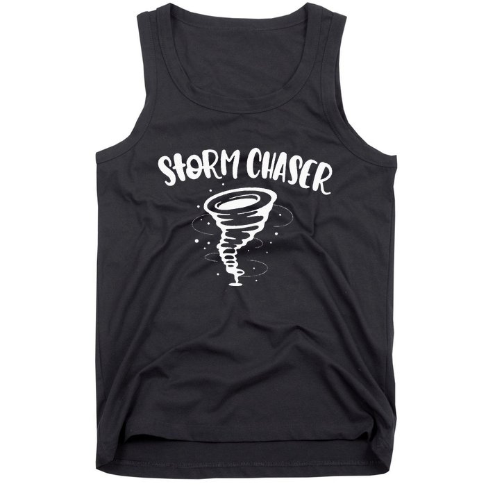 Matching Family Storm Chasers Tiny Tornado Big Tornado Tank Top