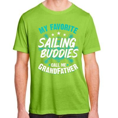 My Favorite Sailing Buddies Call Me Grandfather Premium Adult ChromaSoft Performance T-Shirt