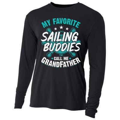 My Favorite Sailing Buddies Call Me Grandfather Premium Cooling Performance Long Sleeve Crew