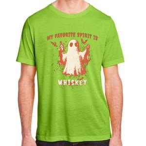 My Favorite Spirit Is Whiskey Halloween Adult ChromaSoft Performance T-Shirt