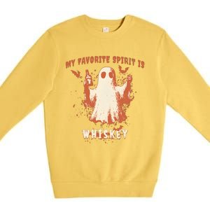 My Favorite Spirit Is Whiskey Halloween Premium Crewneck Sweatshirt