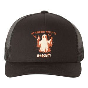 My Favorite Spirit Is Whiskey Halloween Yupoong Adult 5-Panel Trucker Hat