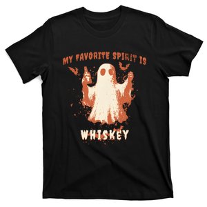 My Favorite Spirit Is Whiskey Halloween T-Shirt