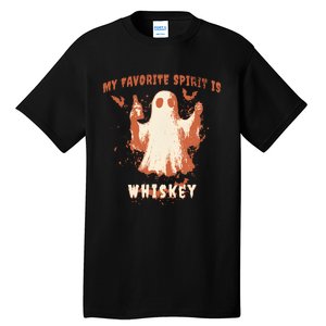 My Favorite Spirit Is Whiskey Halloween Tall T-Shirt