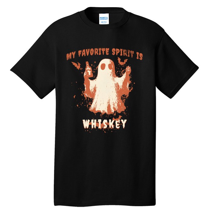 My Favorite Spirit Is Whiskey Halloween Tall T-Shirt