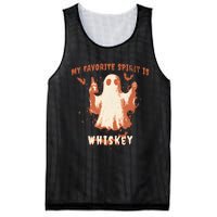 My Favorite Spirit Is Whiskey Halloween Mesh Reversible Basketball Jersey Tank