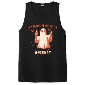 My Favorite Spirit Is Whiskey Halloween PosiCharge Competitor Tank