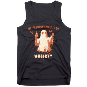 My Favorite Spirit Is Whiskey Halloween Tank Top