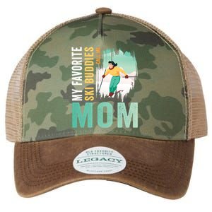 My Favorite Ski Buddies Call Me Mom Skiing For Ski Lovers Gift Legacy Tie Dye Trucker Hat