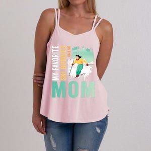 My Favorite Ski Buddies Call Me Mom Skiing For Ski Lovers Gift Women's Strappy Tank