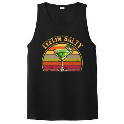 Margarita Feeling Salty Cinco De Mayo Funny Mexico Mom PosiCharge Competitor Tank