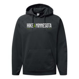 Minnesota Fort Snelling State Park Hike Tree Retro Graphic Performance Fleece Hoodie